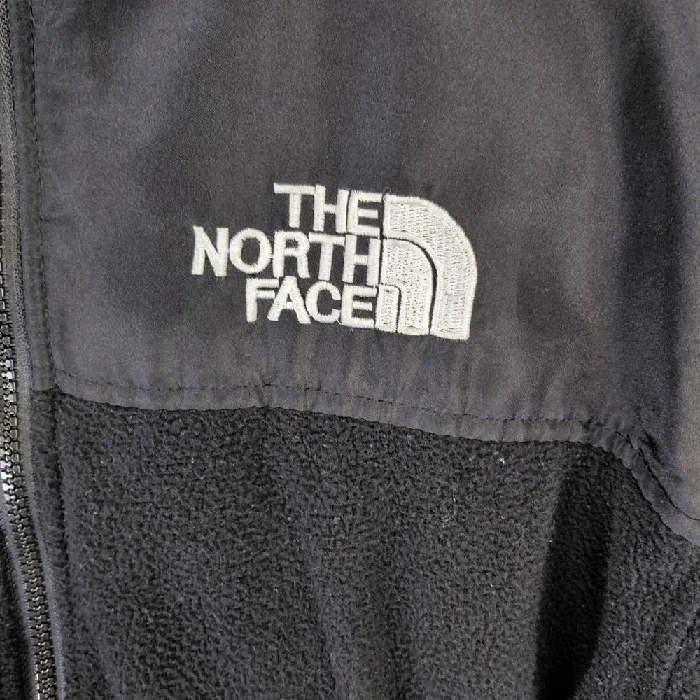 The North Face Gore Windstopper Fleece Jacket Black Mens Small Full Zip Denali